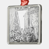 The Harvest Supper, van de Roxburghe Ballads Metalen Ornament (Links)