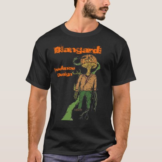 "The Harvester Biangardi Freelance Design" T-shirt (Voorkant)