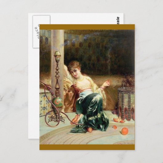 The Hashish Smoker - Emile Bernard Briefkaart (Voorkant / Achterkant)