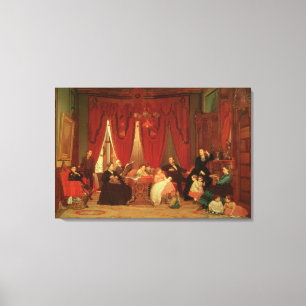 The Hatch Family, 1870-71 Canvas Afdruk