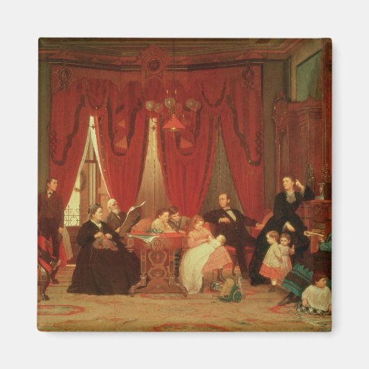 The Hatch Family, 1870-71 Magneet (Voorkant)