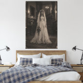 The Haunted Bride Canvas Afdruk (Insitu (Slaapkamer))