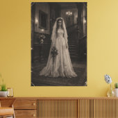 The Haunted Bride Canvas Afdruk (Insitu (Woonkamer))