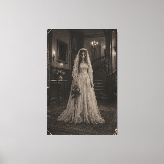 The Haunted Bride Canvas Afdruk (Voorkant)