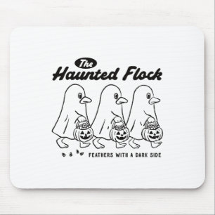 The Haunted Flock Ghost Ducks Grappige Halloween T Muismat