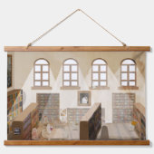 The Haunted Library Hangend Wandkleed (Voorkant)