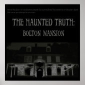The Haunted Truth: Bolton Mansion Poster (Voorkant)