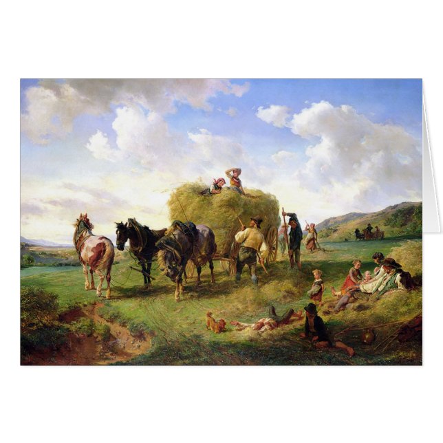 The Hay Harvest, 1869 (Voorkant Horizontaal)