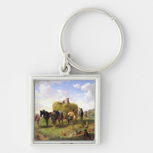 The Hay Harvest, 1869 Sleutelhanger (Voorkant)