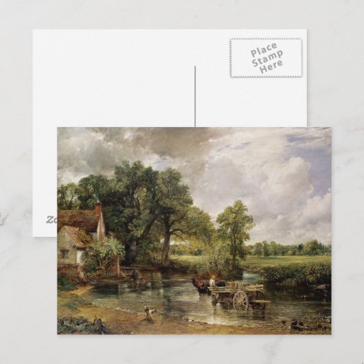 The Hay Wain, 1821 Briefkaart (Voorkant / Achterkant)