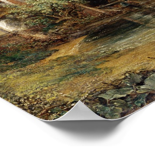 The Hay Wain, 1821 Poster (Hoek)