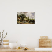 The Hay Wain, 1821 Poster (Keuken)