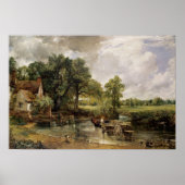 The Hay Wain, 1821 Poster (Voorkant)