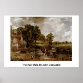 The Hay Wain By John Constable Poster (Voorkant)