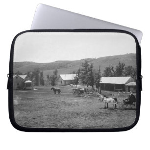 The Haylie Ranch, Crook County, Wyoming, c.1890 (b Laptop Sleeve