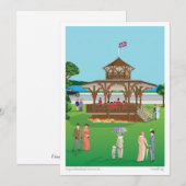 The Haywood Bandstand - Vancouver Feestdagenkaart (Voorkant / Achterkant)