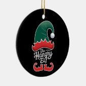 The Hboze Elf Family Matching Group Kerstmis Keramisch Ornament (Rechts)