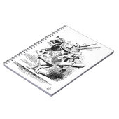 The Hearld - Konijn, Alice's AdveWonderland 1865 Notitieboek (Linkerzijde)