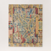 The Heart of Birmingham, England Map Legpuzzel (Verticaal)