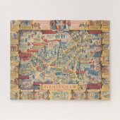The Heart of Birmingham, England Map Legpuzzel (Horizontaal)