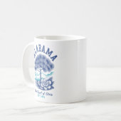 The Heart of Dixie – Alabama Floral and Tree  Koffiemok (Voorkant links)