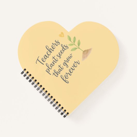 The heart of teaching  notitieboek (Voorkant)