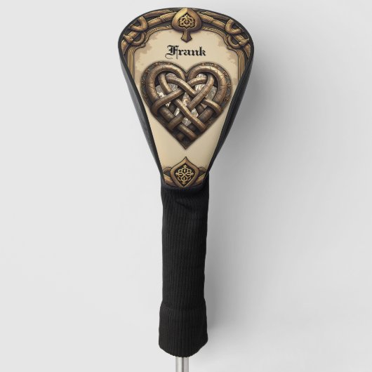 The heartbeat of the ancient gods:  golfheadcover (Voorkant)