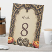 The heartbeat of the ancient gods:  reclamebord met voetstuk (Insitu)