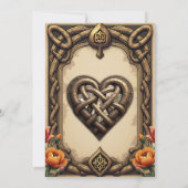 The heartbeat of the ancient gods: save the date (Achterkant)