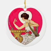 The Heart's Desire van C Coles Phillips Keramisch Ornament (Achterkant)