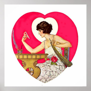 The Heart's Desire van C Coles Phillips Poster