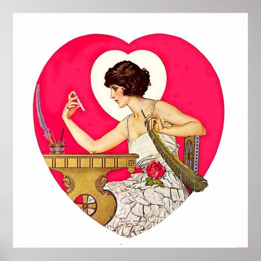 The Heart's Desire van C Coles Phillips Poster (Voorkant)