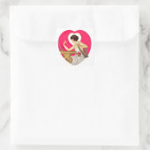 The Heart's Desire van C Coles Phillips Vierkante Sticker (Tas)