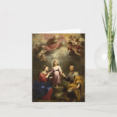 The Heavenly and Earthly Trinities by Murillo Bedankkaart (Voorkant)