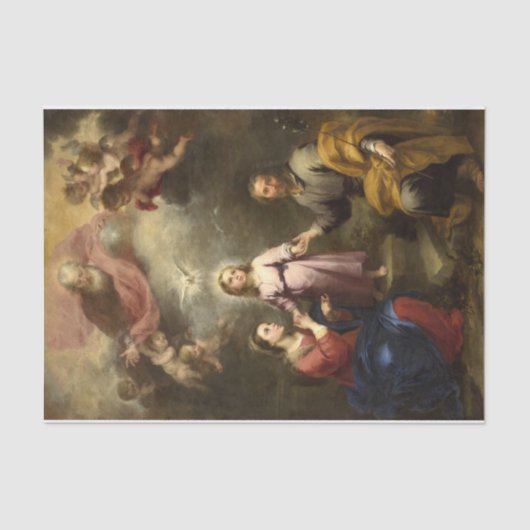 The Heavenly and Earthly Trinities by Murillo Tissuepapier (Voorkant)
