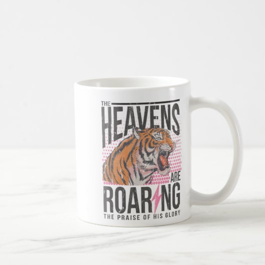 The Heavens Are Roaring, Psalm 19_1 Bible Verse  Koffiemok (Rechts)