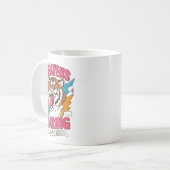 The Heavens Are Roaring Psalm 19_1, Retro Tiger Gr Koffiemok (Voorkant links)