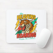 The Heavens Are Roaring Psalm 19_1 Tiger Christian Muismat (Met muis)