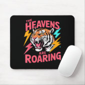 The Heavens Are Roaring Psalm 19_1 Tiger Christian Muismat (Met muis)