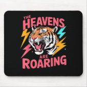 The Heavens Are Roaring Psalm 19_1 Tiger Christian Muismat (Voorkant)