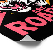 The Heavens Are Roaring Psalm 19_1 Tiger Christian Poster (Hoek)