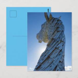 The Helix, The Kelpies, Falkirk - Bezoek Schotland Briefkaart