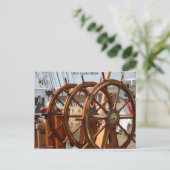 The Helm, USCG Cutter Eagle Briefkaart (Staand voorkant)