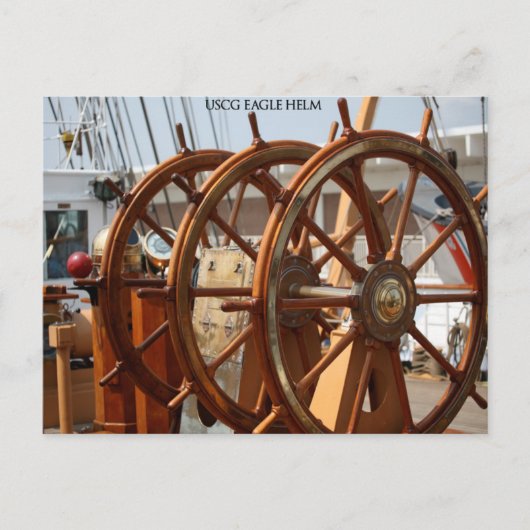 The Helm, USCG Cutter Eagle Briefkaart (Voorkant)