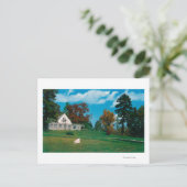 The Hendersonville Country Club House Briefkaart (Staand voorkant)