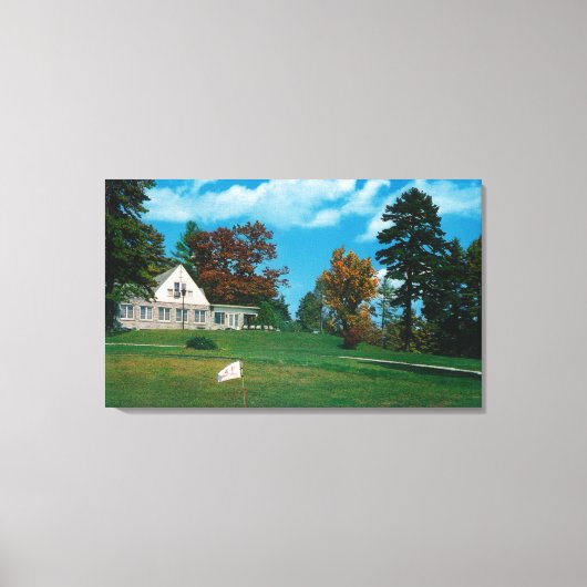 The Hendersonville Country Club House Canvas Afdruk (Voorkant)
