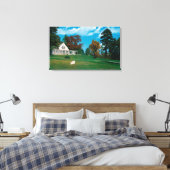 The Hendersonville Country Club House Canvas Afdruk (Insitu (Slaapkamer))