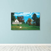 The Hendersonville Country Club House Canvas Afdruk (Insitu (Houten vloer))