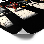 The Hens Retro Chicken Men Kids Women Funny Chicke Poster (Hoek)