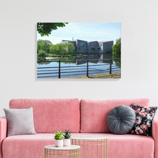 The Hepworth, Wakefield Canvas Afdruk (Insitu (Woonkamer))